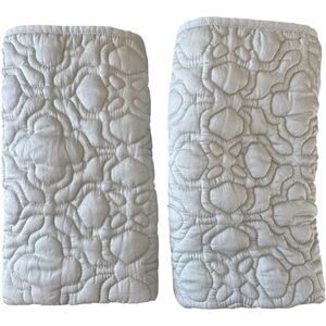 Pottery Barn Teen + Kendra Scott Dira Embroided Standard PIllow Shams Sky NWOT